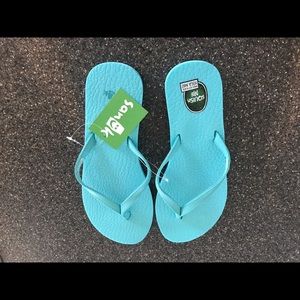 Brand New Sanuk Flip Flops!